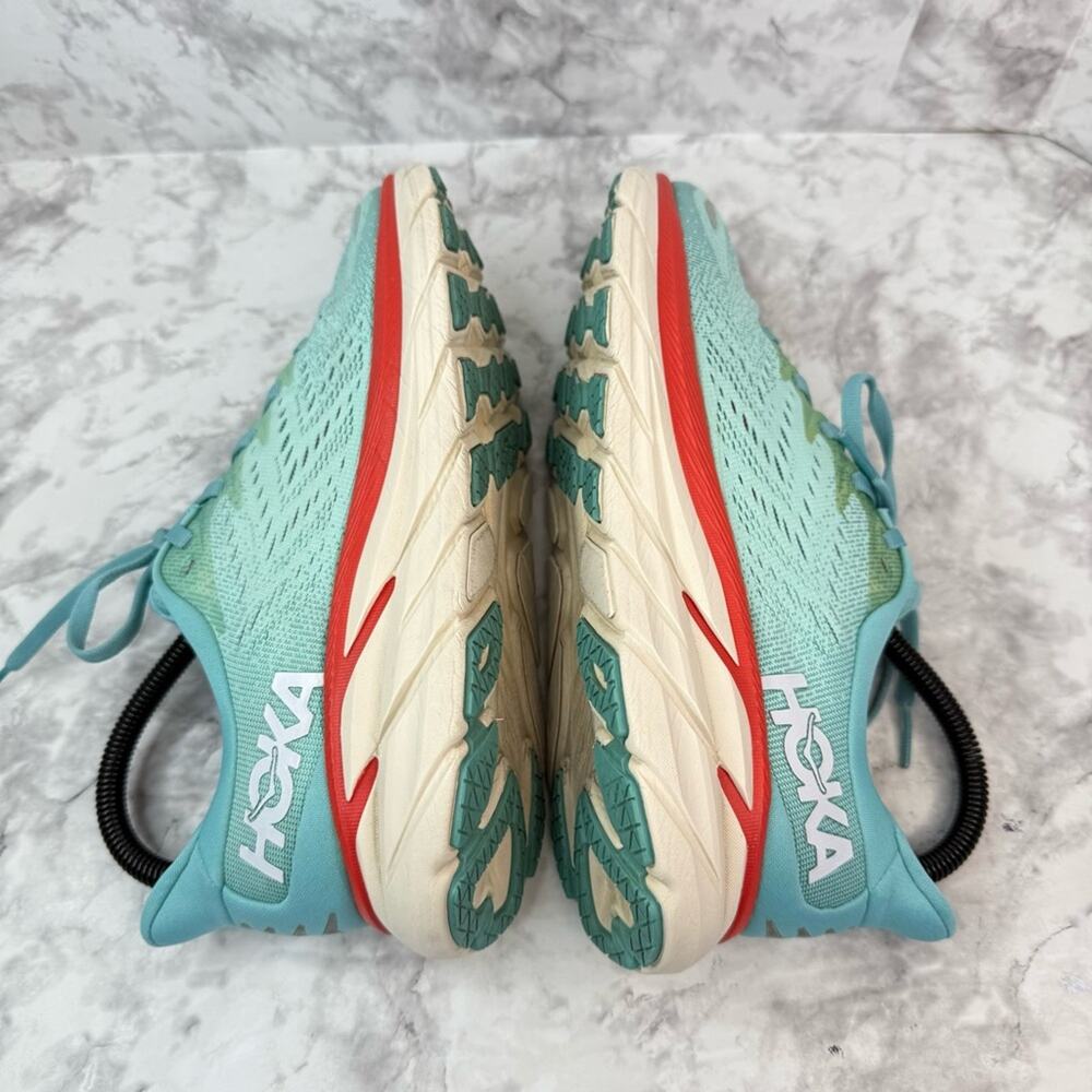 HOKA One One HOKA Clifton 8 Aquarelle Running Training Shoes Women’s Sz 7 - Picture 6 of 12